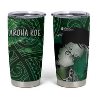 New Zealand Aroha Koe Mama Tumbler Cup Maori Hongi - Pounamu