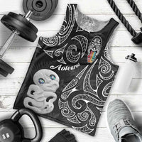 Kia Hara Te reo Maori Men Tank Top Manaia Moko Pattern LT7 - Polynesian Pride