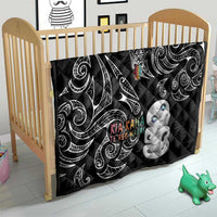 Kia Hara Te reo Maori Quilt Manaia Moko Pattern
