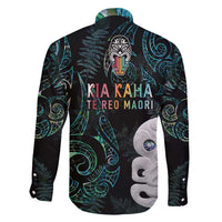 Kia Hara Te reo Maori Family Matching Summer Maxi Dress and Hawaiian Shirt Manaia Moko Mix Paua Shell