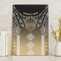 Aotearoa Maori Iwi Heritage Canvas Wall Art Waikato Tainui Parauri LT7 Without Frame Earth Gold - Polynesian Pride