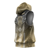 Aotearoa Maori Iwi Heritage Sleeveless Hoodie Waikato Tainui Parauri LT7 - Polynesian Pride