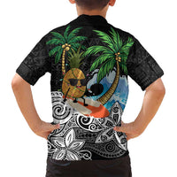Tropical Christmas Polynesian Family Matching Summer Maxi Dress and Hawaiian Shirt Funny Surfing Pineapple LT7 - Polynesian Pride