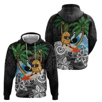 Tropical Christmas Polynesian Hoodie Funny Surfing Pineapple LT7 - Polynesian Pride