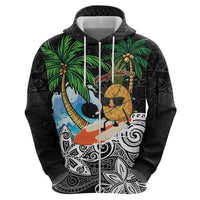 Tropical Christmas Polynesian Hoodie Funny Surfing Pineapple LT7 - Polynesian Pride