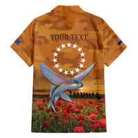 Cook Islands ANZAC Day Personalised Hawaiian Shirt with Poppy Field LT9 - Polynesian Pride