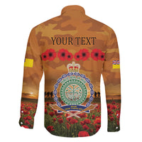 Niue ANZAC Day Personalised Family Matching Tank Maxi Dress and Hawaiian Shirt with Poppy Field LT9 - Polynesian Pride