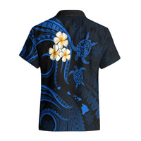 Hawaii Hawaiian Shirt Molokai Islands Polynesian Sunset Plumeria Blue Vibe LT9 - Polynesian Pride