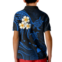 Hawaii Kid Polo Shirt Kauai Islands Polynesian Sunset Plumeria LT9 - Polynesian Pride
