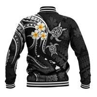 Polynesian Hawaii Baseball Jacket Kauai Islands with Pacific Plumeria White Vibe LT9 - Polynesian Pride