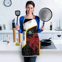 Personalised PNG Hela Province Apron Bird of Paradise Tattoo Flag Motif - Polynesian Pride