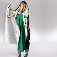 Personalised PNG Hela Province Hooded Blanket Bird of Paradise Tattoo Flag Motif - Polynesian Pride