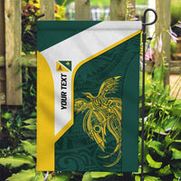 Personalised PNG Jiwaka Province Garden Flag Bird of Paradise Tattoo Flag Motif - Polynesian Pride