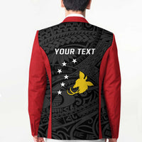 Personalised PNG Sandaun Province Blazer Bird of Paradise Tattoo Flag Motif - Polynesian Pride