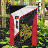 Personalised PNG Sandaun Province Garden Flag Bird of Paradise Tattoo Flag Motif - Polynesian Pride