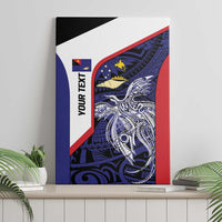 Personalised PNG West New Britain Province Canvas Wall Art Bird of Paradise Tattoo Flag Motif LT9 - Polynesian Pride