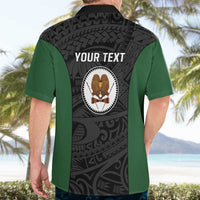 Personalised PNG Western Highlands Province Hawaiian Shirt Bird of Paradise Tattoo Flag Motif LT9 - Polynesian Pride