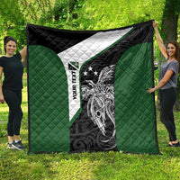 Personalised PNG Western Highlands Province Quilt Bird of Paradise Tattoo Flag Motif - Polynesian Pride