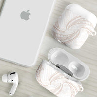 White Sunday Lotu Tamaiti AirPods Case Polynesian Wave Pastel Nude LT9 - Polynesian Pride