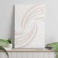 White Sunday Lotu Tamaiti Canvas Wall Art Polynesian Wave Pastel Nude LT9 - Polynesian Pride