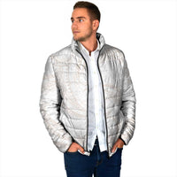White Sunday Lotu Tamaiti Padded Jacket Polynesian Wave Pastel Nude LT9 - Polynesian Pride