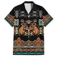 Black Batik Papua-inspired Pattern Hawaiian Shirt LT9 Black - Polynesian Pride