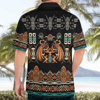 Black Batik Papua-inspired Pattern Hawaiian Shirt LT9 - Polynesian Pride