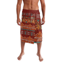 Oxblood Batik Papua-inspired Pattern Lavalava - Polynesian Pride