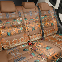Terracotta Batik Papua-inspired Pattern Back Car Seat Cover - Polynesian Pride