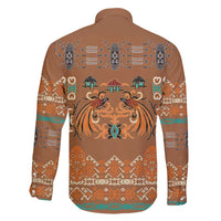 Terracotta Batik Papua-inspired Pattern Family Matching Puletasi and Hawaiian Shirt LT9 - Polynesian Pride