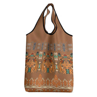 Terracotta Batik Papua-inspired Pattern Grocery Bag LT9 - Polynesian Pride