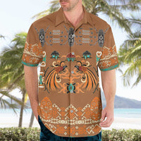 Terracotta Batik Papua-inspired Pattern Hawaiian Shirt LT9 - Polynesian Pride