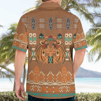 Terracotta Batik Papua-inspired Pattern Hawaiian Shirt LT9 - Polynesian Pride