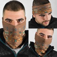 Terracotta Batik Papua-inspired Pattern Neck Gaiter LT9