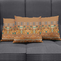 Terracotta Batik Papua-inspired Pattern Pillow Cover - Polynesian Pride