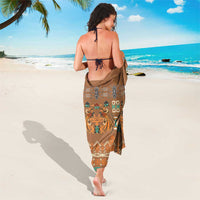 Terracotta Batik Papua-inspired Pattern Sarong - Polynesian Pride