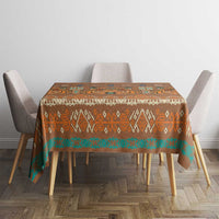 Terracotta Batik Papua-inspired Pattern Tablecloth LT9 - Polynesian Pride