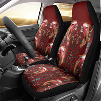 Oxblood Bird of Batik Papua Car Seat Cover Exotic Natural Wealth of Papua - Polynesian Pride