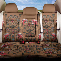 Terracotta Bird of Batik Papua Back Car Seat Cover Exotic Natural Wealth of Papua - Polynesian Pride