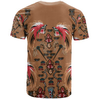 Terracotta Bird of Batik Papua T Shirt Exotic Natural Wealth of Papua - Polynesian Pride