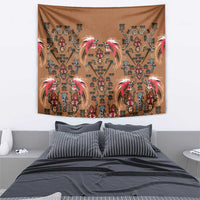 Terracotta Bird of Batik Papua Tapestry Exotic Natural Wealth of Papua - Polynesian Pride