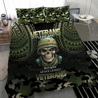 Veterans Day Bedding Set War Never Leaves A Veteran Proud Military