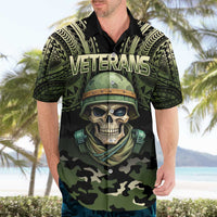 Veterans Day Hawaiian Shirt War Never Leaves A Veteran Proud Military LT9 - Polynesian Pride