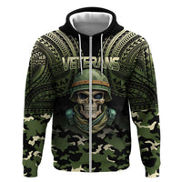 Veterans Day Hoodie War Never Leaves A Veteran Proud Military LT9 Zip Hoodie Black - Polynesian Pride