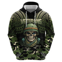 Veterans Day Hoodie War Never Leaves A Veteran Proud Military LT9 - Polynesian Pride