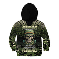 Veterans Day Kid Hoodie War Never Leaves A Veteran Proud Military