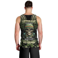 Veterans Day Men Tank Top War Never Leaves A Veteran Proud Military LT9 - Polynesian Pride