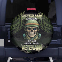 Veterans Day Spare Tire Cover War Never Leaves A Veteran Proud Military LT9 - Polynesian Pride