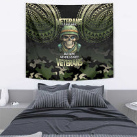 Veterans Day Tapestry War Never Leaves A Veteran Proud Military LT9 - Polynesian Pride