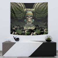 Veterans Day Tapestry War Never Leaves A Veteran Proud Military LT9 - Polynesian Pride
